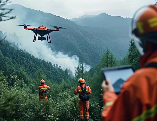 低空经济无人机应用 消防火情勘测